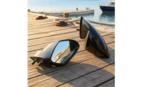 Personal Watercraft Mirrors Streamlined Watercraft Rearview Mirrors Rearview Side Mirror Teardrop-Shaped Glossy
