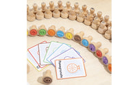 Printed Icons Picture Card Stamp Set Colorful Educational Stamp Set Polished Finish Kids Craft Stamps for Preschoolers, Children
