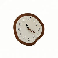 Decorative Wall Clock Irregular Analog Wall Clock Silent for Bedroom, Office