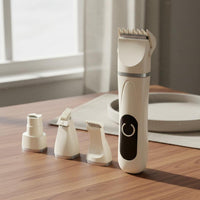 High High-Power Pet Clipper Dog Clipper Low Noise Rechargeable Pet Clipper Quiet Electric Pet Shaver Detachable Blades for Home Grooming