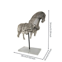 Horse Sculpture Modern Horse Statue Rustic for Entryway, Study, Equestrians
