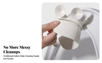 Easy to Clean Urine Splash Guard for Toilet Seat Washable Toilet Seat Splash Guard Reusable Potty Training Urine Deflector Waterproof for Boys, Elderly, People with Disabilities