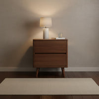 Wooden Bedside Cabinet Space-Saving 3-Drawer Nightstand Sturdy and Stable Modern End Table with Drawers for Living Room