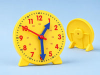 Clock Model for Elementary School Students, First and Second Grade Time Learning Aid, Three-Hand Linkage Principle Teaching Tool