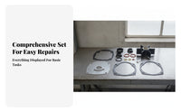 15 Pieces Metal Plate Replacement Gasket Set Easy to Organize Gasket and Seal Kit