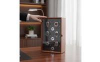 6-Slot Watch Winder Cabinet Automatic Watch Winder Box Anti Case Rotating for Dresser