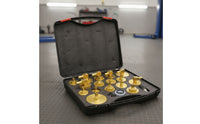 17 Pieces Brake Fluid Exchange Connector Kit Leak-Resistant Brake Fluid Bleeder Adapter Vehicle Brakes System Connector for Home Mechanics