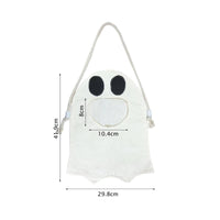 Ghost Treat Bag Cute Halloween Candy Bag Tote Reusable Spooky for Children, Trick-or-Treating