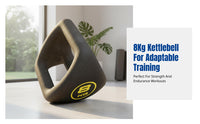 Cast Iron Kettlebell, Patriotic Triangle Shape, Coated, Integrated Dumbbell, Multi-Functional, Home Fitness, Men & Women