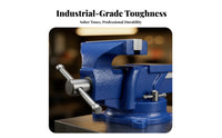 Blue Painted Workholding Tool Secure Grip Heavy Duty Bench Vise