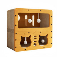 2 Levels Cat House Large Space Cardboard Cat Scratcher Cave Cozy Comfortable for Multiple Cats