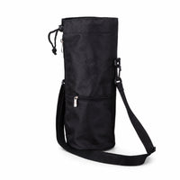 Safeguarding Water Bottle Sleeve with Strap Adjustable Bottle Carry Case with Pocket Soft-Sided Holder Handsunrestricted for Travelers
