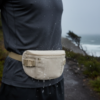 Anti-theft Travel Waist Pouch for Passport and Valuables, Slim and Discreet Running Belt for Men and Women