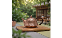 Copper Teapot Vintage Hammered Teapot Gas Teaware for Tabletop