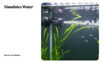 Aquarium Water Circulator Silent Fish Tank Circulation Pump Simulates Current Submersible Water Pump for Aquarists