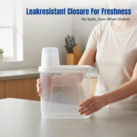 Grain Storage Container, Food Grade Airtight Leakproof Cereal Box, Kitchen Pantry Organizer, Household Sealed Canister