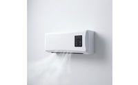 Wall-Mounted Electric Heater Dark Panel Panel Electric Wall Heater Rectangular Home Heating