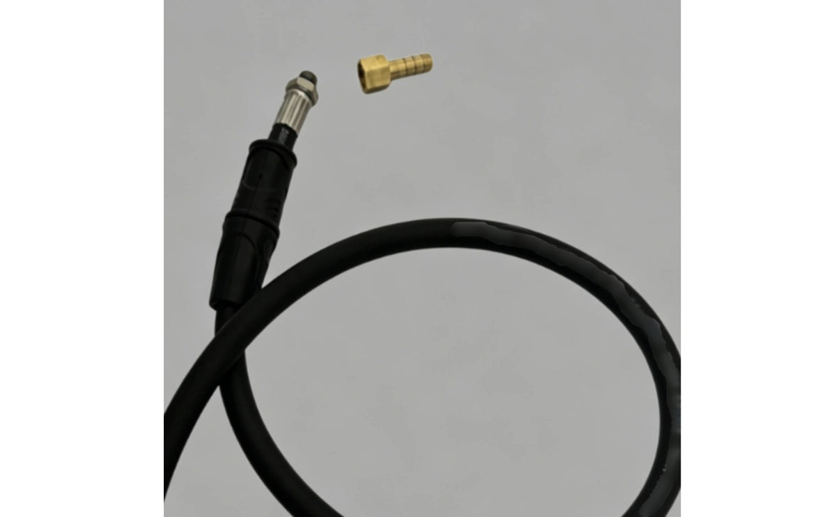 Hexagonal Scuba Hose Fitting Gold-Toned Brass Hose Connector