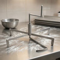 Crepe Forming Tool Heavy-Duty Crepe Spreader Batter Spreader with Crank Arm Rust-Resistant Utensil Easy to Use for Chefs