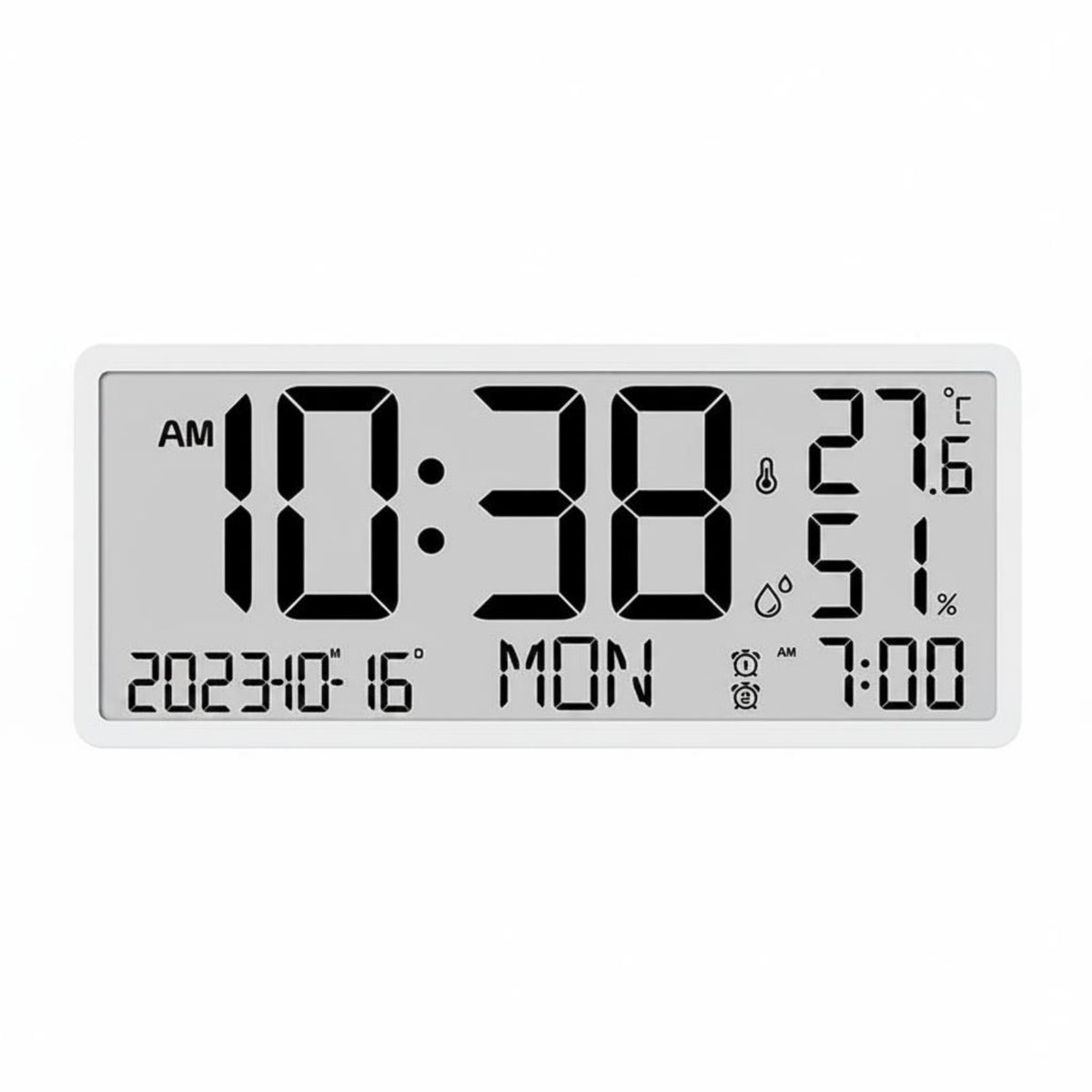 Digital Display Timepiece Large Screen Multifunction Alarm Timepiece Battery