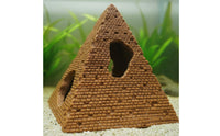 Pyramid Aquatic Hideout Realistic Design Cichlid Stone Cave Cichlid Hiding Stone Natural Look Aquatic Habitat Breeding Cave