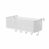 Clamp-on Cubicle Organizer Space-Saving Partition Shelf Mesh Design for Students