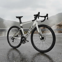 Aerodynamic Design Disc Brake Road Bike Multi-Speed 700C Road Bike Lightweight Frame Drop Bar Bike Wear-Resistant Tires for Adults, Students, Commuters, Commuting