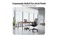 Improves Posture Under-Desk Footstool Anti-Slip Design Adjustable Footrest with Massage Rollers Sturdy Leg Rest for Telecommuting Workers, Students, Shorter Indivi Double S, Workstation, Home, Study Room