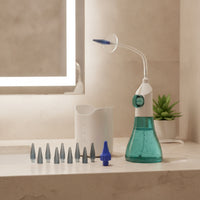 Ear Irrigation Flushing System Manual Ear Cerumen Removal Kit with Basin Hand-Held Easy to Use for Adults, Home, Bathroom