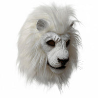 Lion Headpiece Furry Mane Full Head Lion Headpiece Costume Accessory for Adults, Cosplay