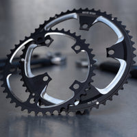 130 Chainring Lightweight Chainring with 42T and 52T Aluminum Alloy Chainwheel for Bike Riders, Cyclists