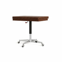Mobile Design Adjustable C-Shaped Table Space-Saving Household Furniture half-century-centuryera aesthetic Laptop Stand multifunctional Use for Small Apartment Dwellers, Remote Workers, Students, Living Room, Home Office, Bedroom