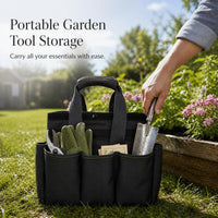 Large Capacity Oxford Cloth Tool Bag with Pockets, Multi-functional Garden Tote Organizer