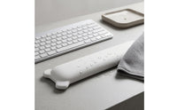 Silicone-Filled Keyboard Wrist Rest Rounded Profile Padded Hand Rest Raised Ends Computer Accessory Soft-Feel