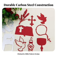 Metal Cutting Die Sturdy and Strong Metal Scrapbooking Die Set Reusable for Scrapbookers, DIY Enthusiasts, Paper Crafts, Memory Book Embellishment