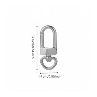 Stainless Steel Trigger Snap Hook DIY Purse Strap Clip Hand Polished Bag Hardware for Crafters
