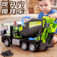 Alloy Automatic Sweeper Truck and Garbage Transport Vehicle Model