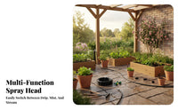 Self-Assembled Watering Irrigation Kit Easy Installation Automatic Plant Watering System Water Saving Drip Irrigation Kit for Home Gardeners