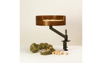 Solid Wood Construction Desk Cat Perch Space-Saving Design Suspended Desk Cat Nest Heavy Duty for Workspace