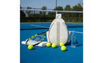 Lightweight Tennis Racket Backpack Multi-Functional Pickleball Backpack Portable Pickleball Bag Water-Resistant for Amateurs, Sports Training, Travel