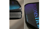 Carbon Fiber Pickleball Paddle 16mm Pickleball Paddle with Carbon-Fiber Racket Perforated Grip Non-Slip for Beginners, Practice