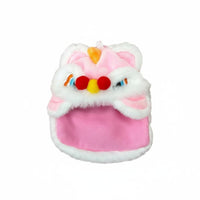 Lion Dance Hat Cosplay Furry Lion Headpiece Easy to Wear Cartoon Animal Hood