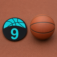 16x Numbered Training Discs, 23cm Flat Cones, Bright Hue Sports Markers for Agility, Kids Training, Practice Equipment