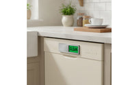 Dishwasher Indicator with Sliding Panel Sleek Dishwasher Clean Dirty Sign Magnetized Sliding Sign Easy to Read for Busy Families