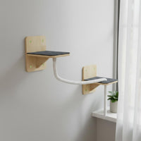 Wall Mounted Cat Perch Non-Permanent Attachment Installation Window Cat Hammock Space Capsule Design for Indoor Cats