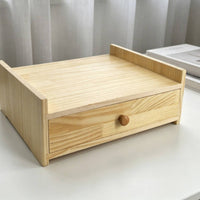 Wooden Scale Stand with Drawer Sturdy for Vendors, Cashiers