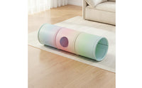 Cat Tunnel Bed with Side Opening Cushioned Pet Cooling Tunnel Bed Indoor for Playing, Sleeping
