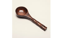 Long-Handled Wooden Ladle with Hanging Hole Deep-Bowl Wooden Ladle Heat-Resistant Serving Spoon Smooth for Cooking