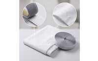 Roof Window Closure with Zipper Lightweight Window Sealing Cover White for Renters, Skylights
