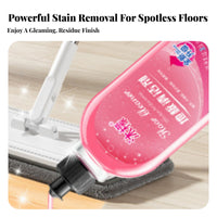 Hard Floor Cleaner Quick-Evaporating Floor Cleaning Solution Powerful Stain Removal Mopping Solution for Homeowners, Renters, Home, Washroom
